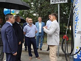 В ЖЕЛЕЗНОВОДСКЕ ЗАРАБОТАЛА  ПЕРВАЯ БЫСТРАЯ ЗАРЯДНАЯ СТАНЦИЯ ДЛЯ ЭЛЕКТРОМОБИЛЕЙ